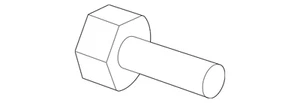 Genuine Volkswagen ABS Sensor Bolt N-105-464-03 - Picture 1 of 3