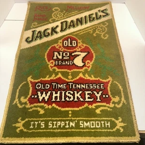 Jack Daniel's Piccolo Tappeto Decorativo, Appendiabiti da Parete, Vintage, 27 X 18" Decorazione Parete - Foto 1 di 5