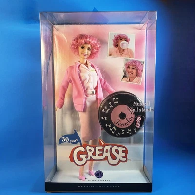 Muñeca Barbie Grease 30 Aniversario Cabello Rosa Francés 2007 Etiqueta Rosa Mattel  Foto 1 de 4