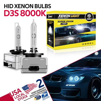 2PCS OEM D3S 8000K HID XENON HEADLIGHT BULBS For  Ford F-150 2013-2014 - Image 1 of 4