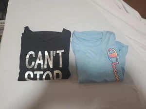 Champion Girls T-Shirts Size 4 NEW WITH Tags LOT 2** - Picture 1 of 3