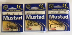 Mustad 37365-BL Black Superfine Crappie Panfish Bait Hooks Sizes Choose - Picture 1 of 2