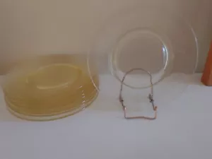 Yellow Florentine 2 Depression Glass 6" Plates: Set of 8 - Picture 1 of 1