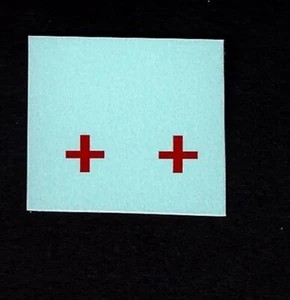 MATCHBOX TRANSFERS/DECALS - 3c MERCEDES AMBULANCE/54b S&S CADILLAC AMBULANCE - Picture 1 of 1