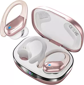 Wireless Earbuds Bluetooth Headphones 80Hrs Playback Ear Buds Power Display with - Picture 1 of 7