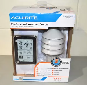 AcuRite Professional Weather Center Wireless With Easy Mount 3-in-1 Sensor 00607 - Picture 1 of 6