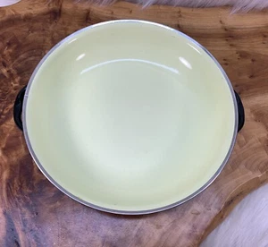 Vintage EMO Celje Enamelware Paella Gratin Saute Pan MCM 60s Yugoslavia 8.25" - Picture 1 of 9