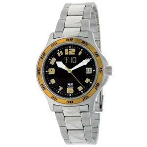 T10 FICODINDIA WATCH BLACK DIAL T10-I029 - Foto 1 di 1