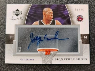 2005-06 Upper Deck Sweet Shot Signature Shots #SSA-JG Joey Graham RC Auto /75 - Image 1 of 2