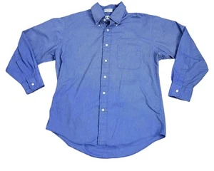 VTG Men's Classic LL Bean Long Sleeve Pocket Button Down Shirt Sz 16-32 USA Made - Picture 1 of 6