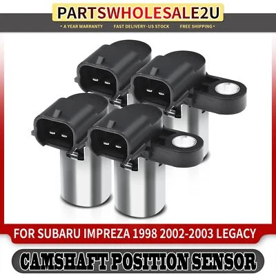 4x Sensor de posición del árbol de levas para Subaru Impreza 1998 2002-2003 Legacy 1996-1999 Foto 1 de 4