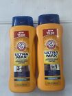 Arm&Hammer 15oz Ultra Max 3 In1 Body Wash Shampoo Conditioner Cool Water 2 Pack