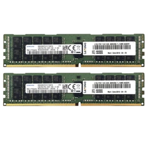 64GB (2X32GB) 2Rx4 PC4-2400T-RA1 Samsung M393A4K40CB1-CRC0Q FRU:46W0835 - Bild 1 von 2
