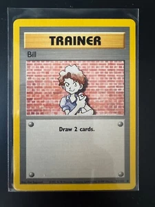 Pokémon TCG Bill Base Set 91/102 Regular Unlimited Common - Picture 1 of 1