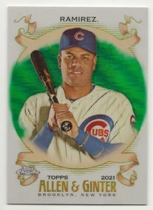 2021 Topps Allen & Ginter Chrome ARAMIS RAMIREZ Green Refractor 51/99 Cubs #168 - Bild 1 von 1