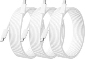 3x Original Carga Rapida USB-C De 100W Cable 10FT Cargador Para iPhone 14 13 12 - Picture 1 of 8