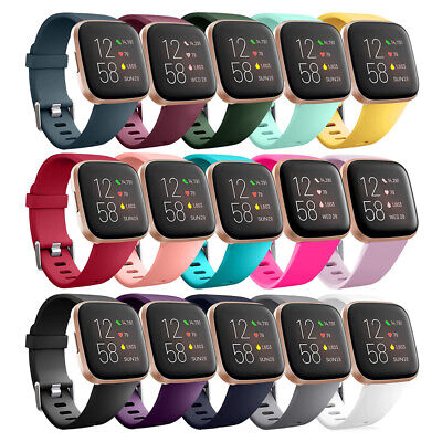 For Fitbit Versa / Versa 2 /Lite Strap Classic Buckle Soft Silicone Sports Band • 4.74€