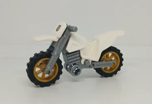 LEGO City : Moto Motocross Police - Réf 50860c04pb01 blanc - Set 60137 - Picture 1 of 2