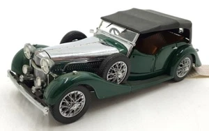 Franklin Mint 1/24 Scale 6525T - 1938 Alvis 4.3 Litre - Green/Silver - Picture 1 of 4