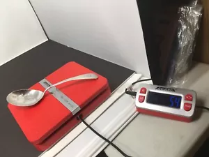 A. STOWELL STERLINGSILBER LÖFFEL ANTIK GEPUNZT GROSS SERVIEREN - Bild 1 von 8