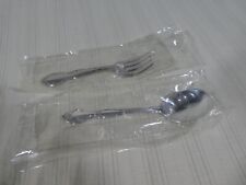 Vintage NEW Community Stainless Baby Spoon and Fork Set Oneida Montessori I3