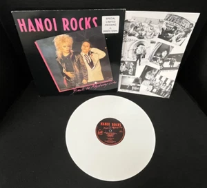 HANOI ROCKS BACK TO MYSTERY CITY WHITE VINYL LIMITED - Picture 1 of 5