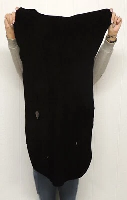 Piel de ciervo NEGRO para artesanías nativas piel de ciervo taxidermia montaje de cuerno Foto 1 de 2