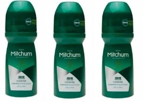 Mitchum Antiperspirant Deodorant Roll On for Men, Unscented, 3.4 oz : 3 packs - Picture 1 of 1