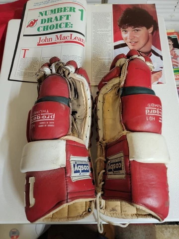 New Jersey Devils John MacLean Rookie Hockey Gloves Cover