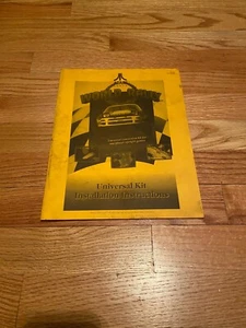 World Rally video arcade game Universal Kit Installation manual, Atari 1993 - Picture 1 of 1