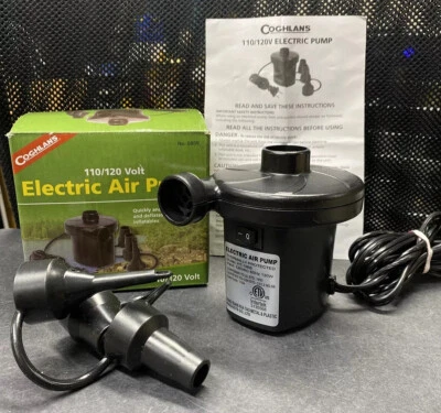 Bomba de Aire Eléctrica Coghlan's, 110/120 Voltios 0809 - Nueva En Caja Foto 1 de 4