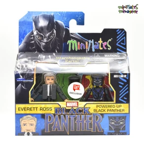 Marvel Minimates Walgreens Black Panther Movie Everett Ross & Powered Up Panther - Picture 1 of 1