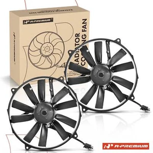 2x Engine Radiator Cooling Fan Assembly for Mercedes-Benz W124 300CE 300D 300TE - Picture 1 of 8