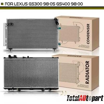 Radiator & AC Condenser Cooling Kit for Lexus GS300 1998-2005 GS400 1998-2000 - Image 1 of 4