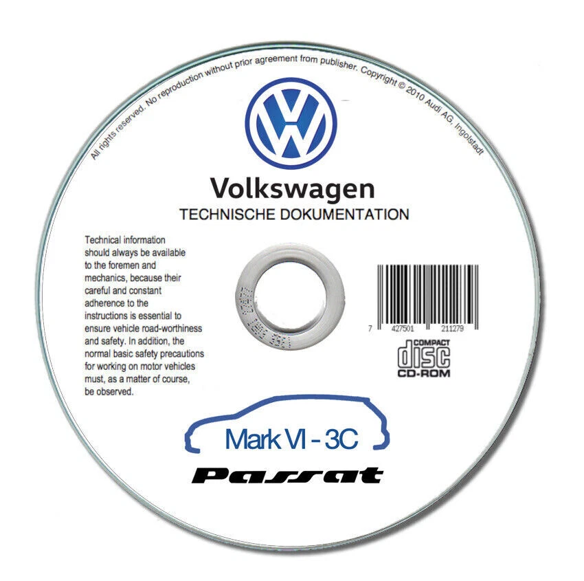 Volkswagen Passat VI (2005-2009) Manual De Taller En Cd - Imagen 1 de 4
