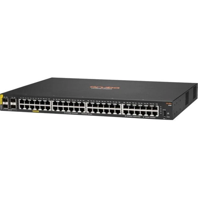 Aruba 6100 (JL675A) 48G Class4 Rack Mountable PoE 4SFP Switch