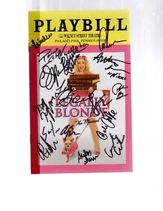 1 - Legally Blonde Walnut Street Playbill Broadway Philadelphia SIGNIERT 2019 - Bild 1 von 3