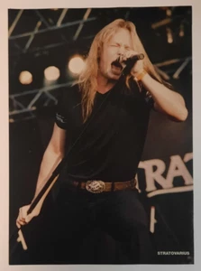 STRATOVARIUS ~ Finnish power metal HARD TO FIND ~ Magazine Page PINUP - Picture 1 of 1