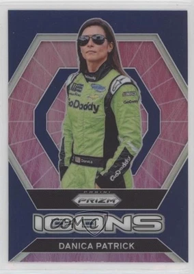 2022 Panini Prizm Icons Blue Prizm Danica Patrick #86 - Image 1 of 2