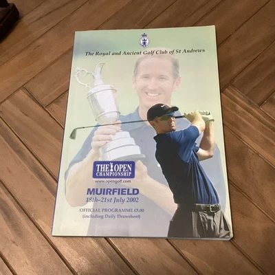 The Open Muirfield 2002 Programme SIGNED by winner Ernie Els - Image 1 of 4