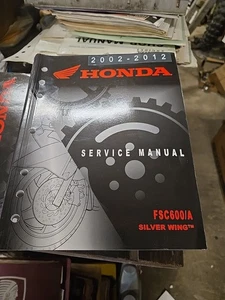 New Honda FSC600 A Silver Wing 2002-2012 Service Manual - Bild 1 von 7