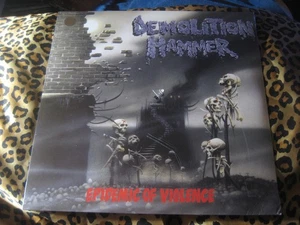 DEMOLITION HAMMER epidemic viol SILVER VINYL LP 2015 sodom kreator slayer exodus - Picture 1 of 2
