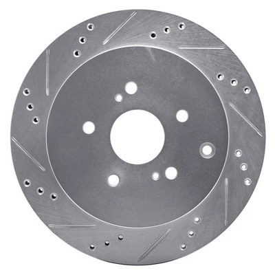 For Suzuki Grand Vitara 09-17 Brake Rotor DFC Premium Drilled & Slotted Rear Foto 1 de 4