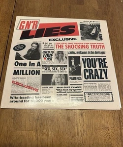 G’N’R Lies / Live Like A Suicide Geffen Records Vinyl Album Top Zustand Uzi - Bild 1 von 6