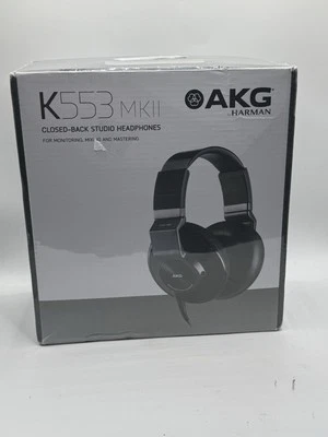 AKG K553 MK2 MKII Closed Back Studio Monitoring Headphones w/Detachable Cable - Image 1 of 2