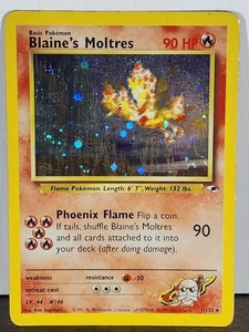 Blaine's Moltres 1/132 - Gym Heroes (crease) MP. - Picture 1 of 11