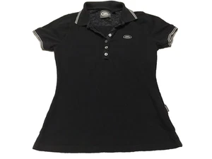 Land Rover Cars Damen Polo Schwarz Kurzarm Slim Gr. S Stretch Preppy - Bild 1 von 9