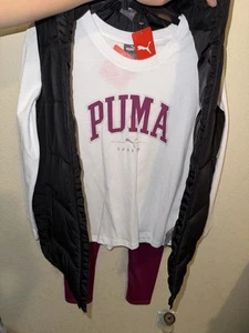 Girl’s Puma 3 Piece Legging Set Size Large - Picture 1 of 6