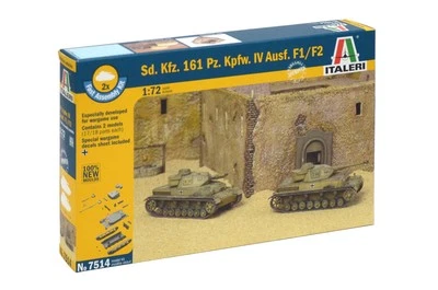 SD.KFZ 161 PZ. KPFW IV AUSF. F1/F2 ITALERI cod. 7514 - scala 1:72 - Immagine 1 di 4