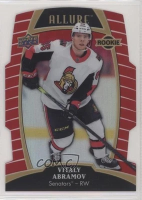 2019 Upper Deck Allure Rookies Red Rainbow Vitalii Abramov Vitaly #84 Rookie RC - Image 1 of 2